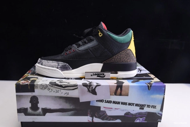 Rep TBkick SE Retro Jordan Air CV3583-003 3 2.0 - Instinct Animal 0804